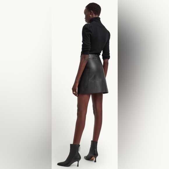 Goop GWYN Aubrey Black Mini Skirt - Picture 4 of 6